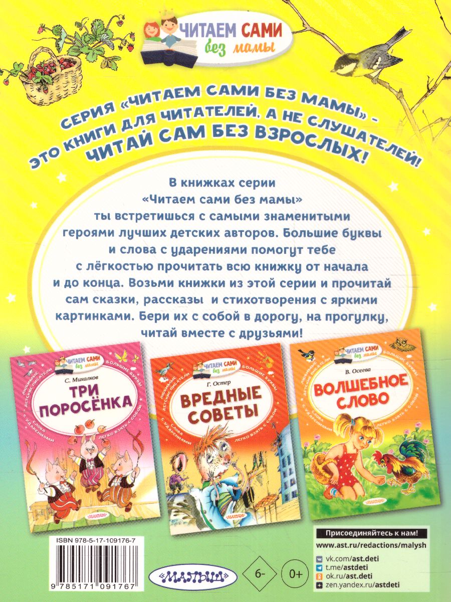 Обложка Синичкин календарь /Читаем сами без мамы, издательство АСТ | купить в книжном магазине Рослит