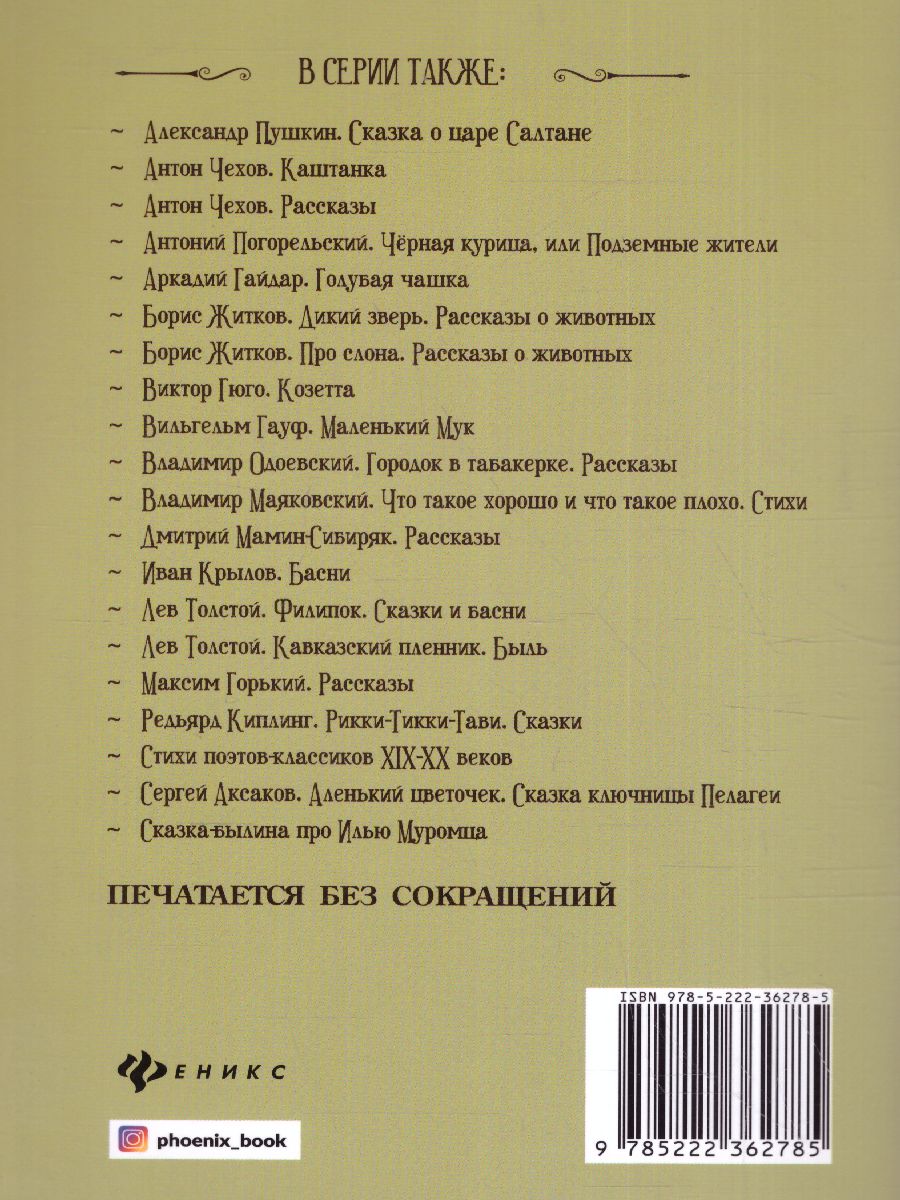 Обложка книги Чук и Гек, Автор Гайдар А.П., издательство Феникс ТД                                          | купить в книжном магазине Рослит