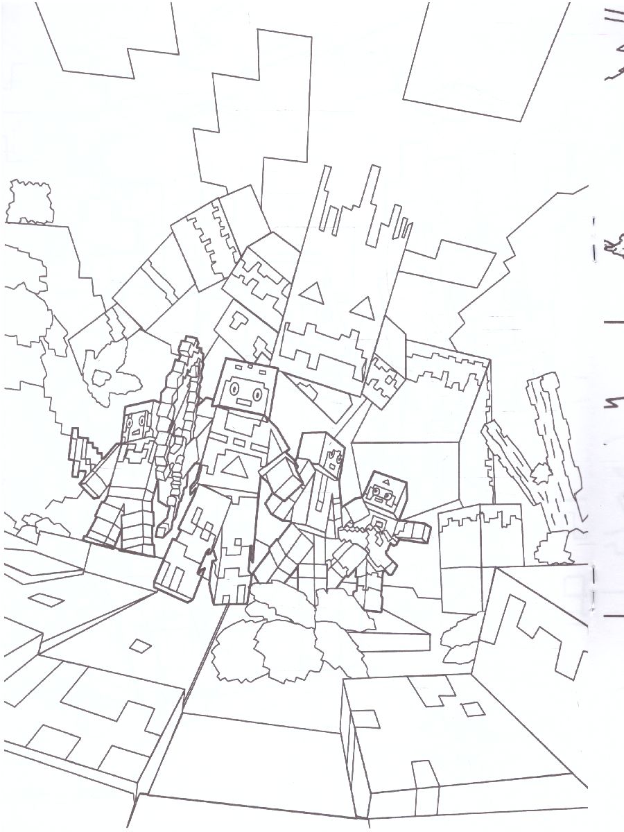 Обложка Лучшая раскраска для фанатов Minecraft /ЛюбимГерои, издательство АСТ | купить в книжном магазине Рослит