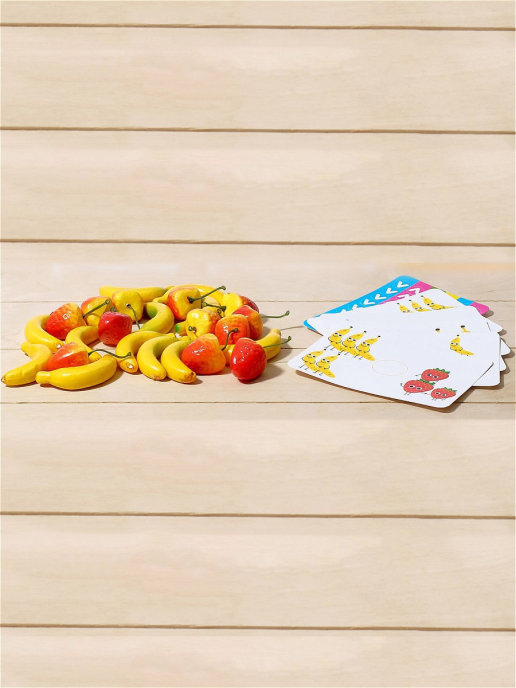 Обложка Счётный материал Больше-меньше: клубника и бананы, 24шт IQ-ZABIAKA, издательство Буква-Ленд                                         | купить в книжном магазине Рослит