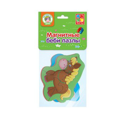 Обложка Мягкие магнитные Baby puzzle "Лошадка и поросенок" (Я РАСТУ ТОЙЗ), издательство Я РАСТУ ТОЙЗ | купить в книжном магазине Рослит