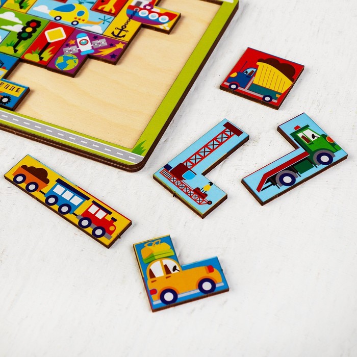 Обложка Тетрис Транспорт (головоломка), издательство Буква-Ленд                                         | купить в книжном магазине Рослит