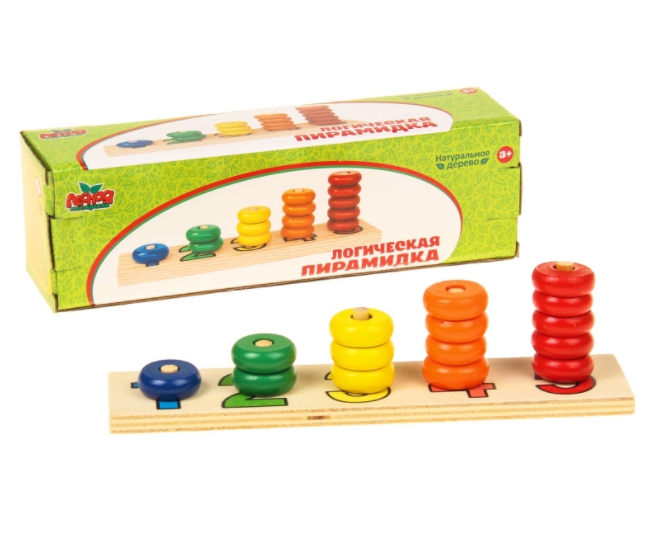 Обложка Пирамидка логическая "Учимся считать", издательство Буква-Ленд                                         | купить в книжном магазине Рослит
