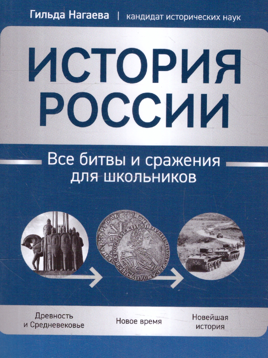 Обложка книги История России. Все битвы и сражения для школьников. Большая перемена, Автор Нагаева Г. А., издательство Феникс ТД                                          | купить в книжном магазине Рослит