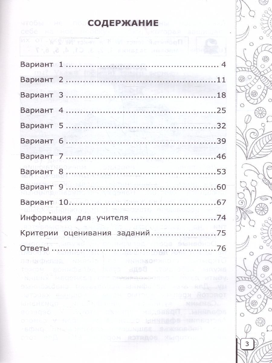 картинка ВПР Читательская грамотность 3 кл. 10 вариантов ТЗ ФГОС НОВЫЙ от магазина Рослит