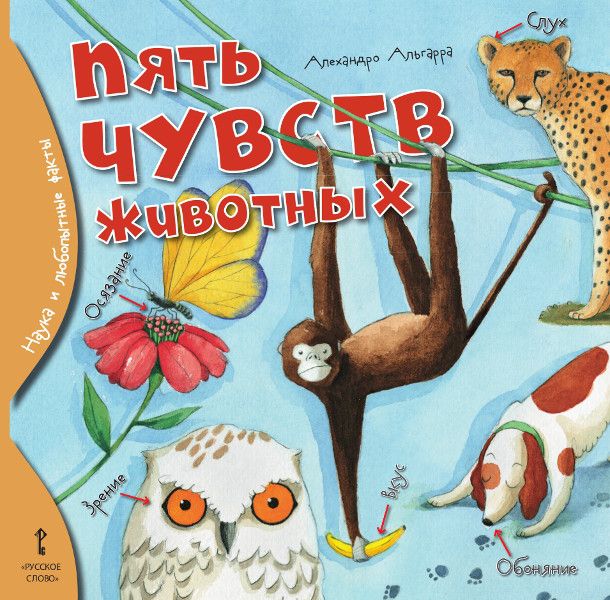 Обложка книги Пять чувств животных, Автор Альгарра А., издательство Русское слово | купить в книжном магазине Рослит