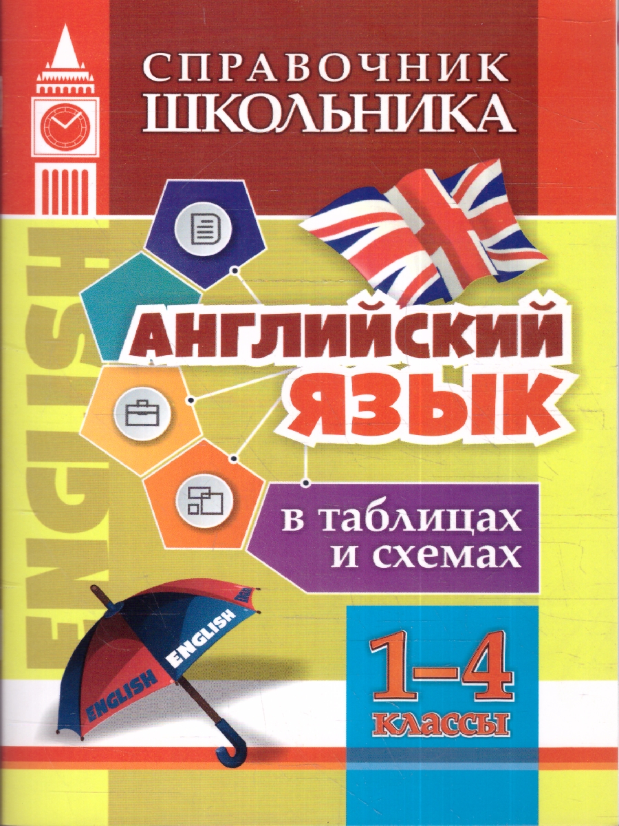 Обложка книги Английский язык в таблицах и схемах 1-4 классы. ФГОС, Автор Автор не указан, издательство Учитель | купить в книжном магазине Рослит