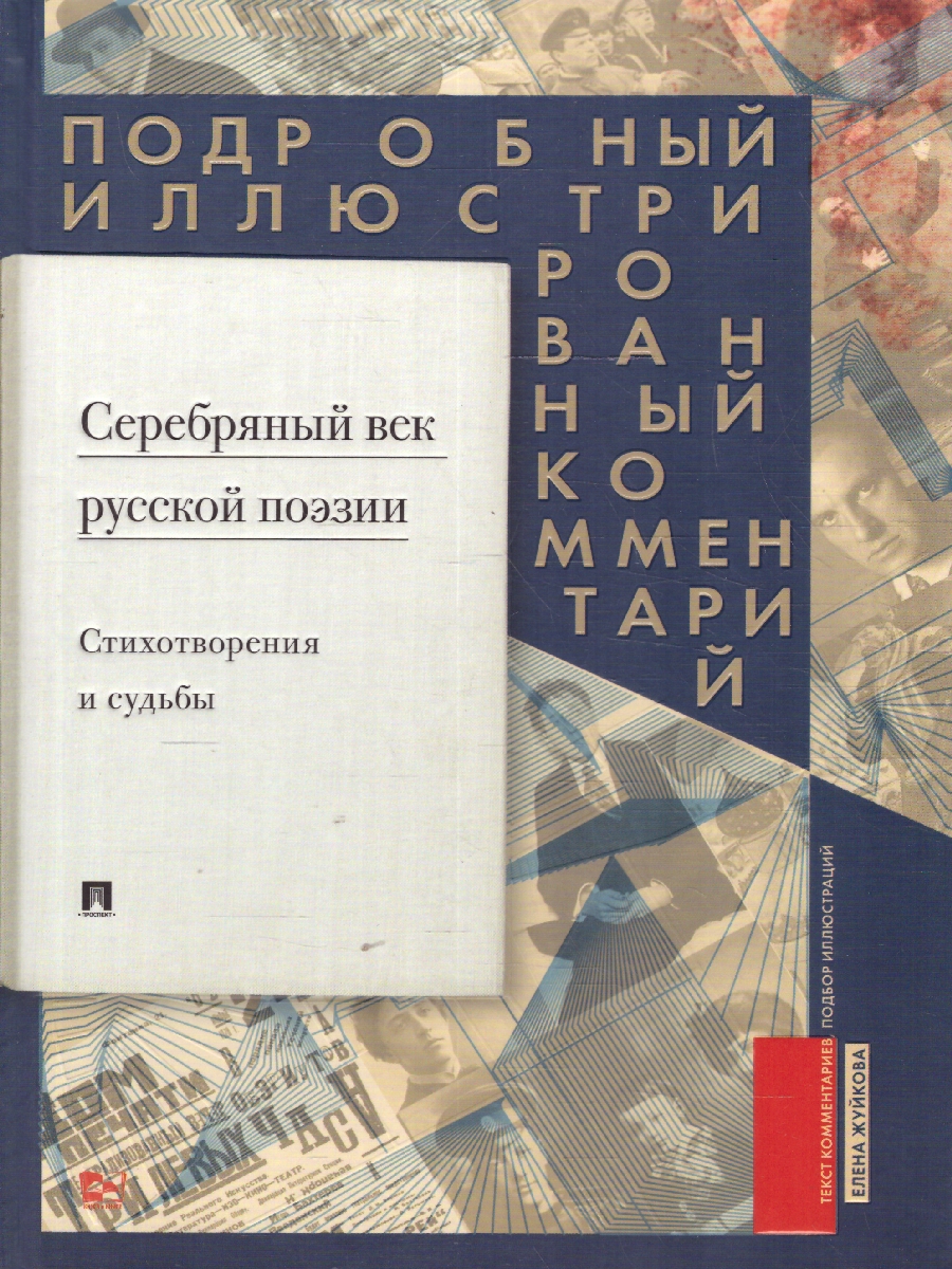 Обложка книги Серебряный век русской поэзии. Стихотворения и судьбы. Подробный иллюстрированный комментарий, Автор Жуйкова Е. В., издательство Проспект | купить в книжном магазине Рослит
