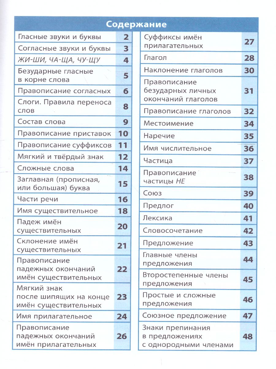Обложка книги Справочник в таблицах Русский язык 1-4 классы, Автор , издательство Айрис | купить в книжном магазине Рослит
