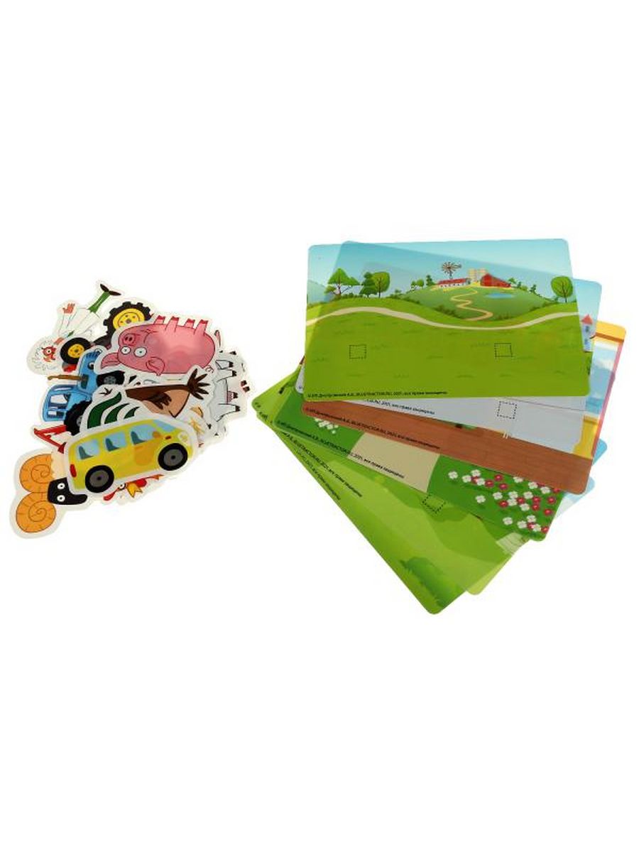 Обложка IQ Липучки из пластика. Синий трактор., издательство Умные игры                                         | купить в книжном магазине Рослит