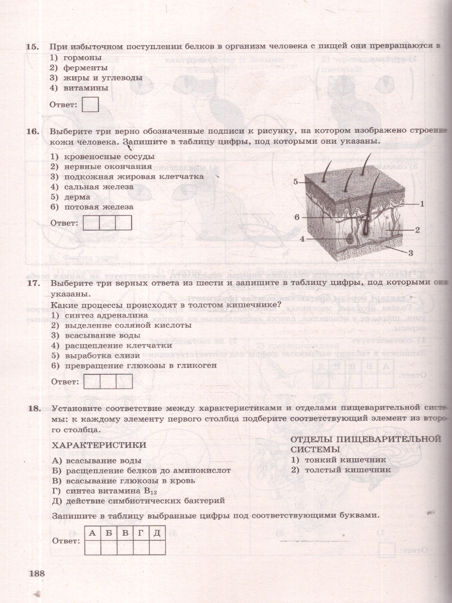 Обложка книги ОГЭ 2026 Биология 32 варианта, Автор Мазяркина Т. В.; Первак С. В., издательство Экзамен | купить в книжном магазине Рослит