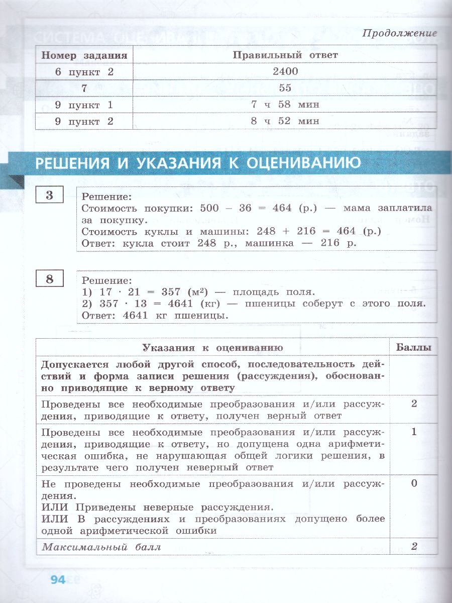 Обложка книги ВПР Математика 4 класс. 10 типовых вариантов, Автор Волкова Е.В., издательство Просвещение | купить в книжном магазине Рослит