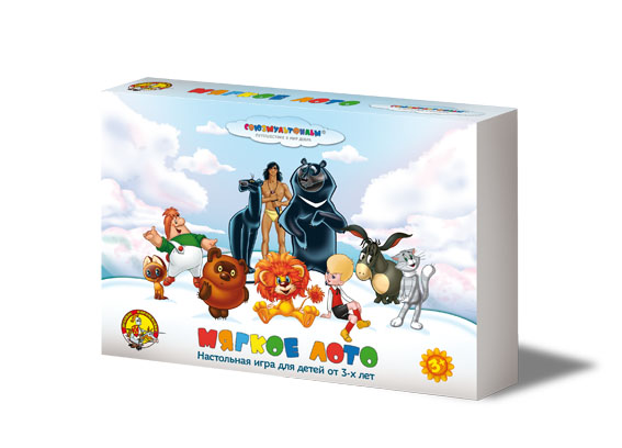 Обложка Лото мягкое "Союзмультфильм" (4 карточки)(Десятое королевство), издательство Десятое королевство | купить в книжном магазине Рослит