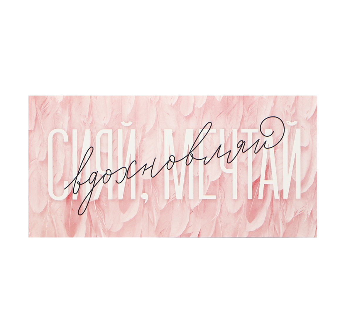 Обложка Конверт для денег «Вдохновляй», 16,5 * 8см, издательство Буква-Ленд                                         | купить в книжном магазине Рослит