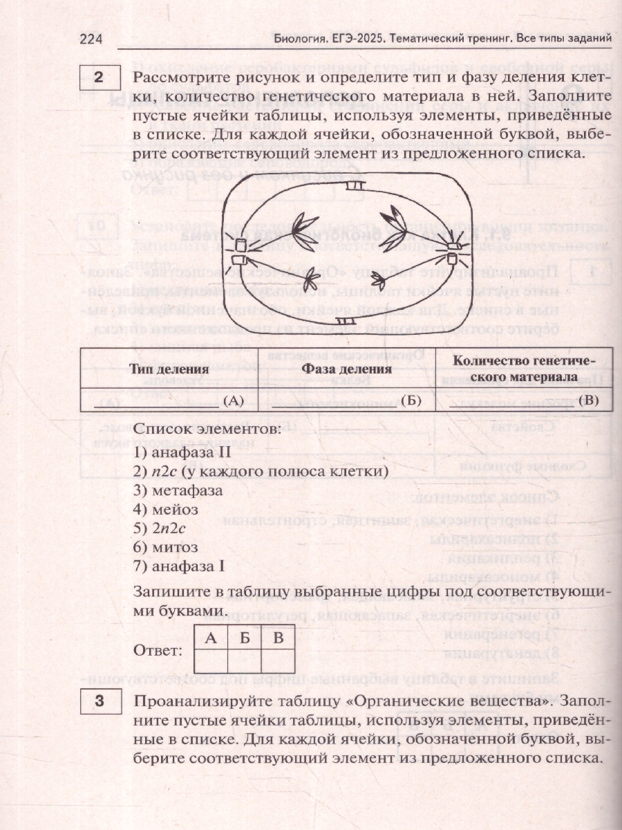 Обложка книги ЕГЭ-2025. Биология. Тематический тренинг. Все типы заданий, Автор Кириленко А. А., издательство ЛЕГИОН | купить в книжном магазине Рослит