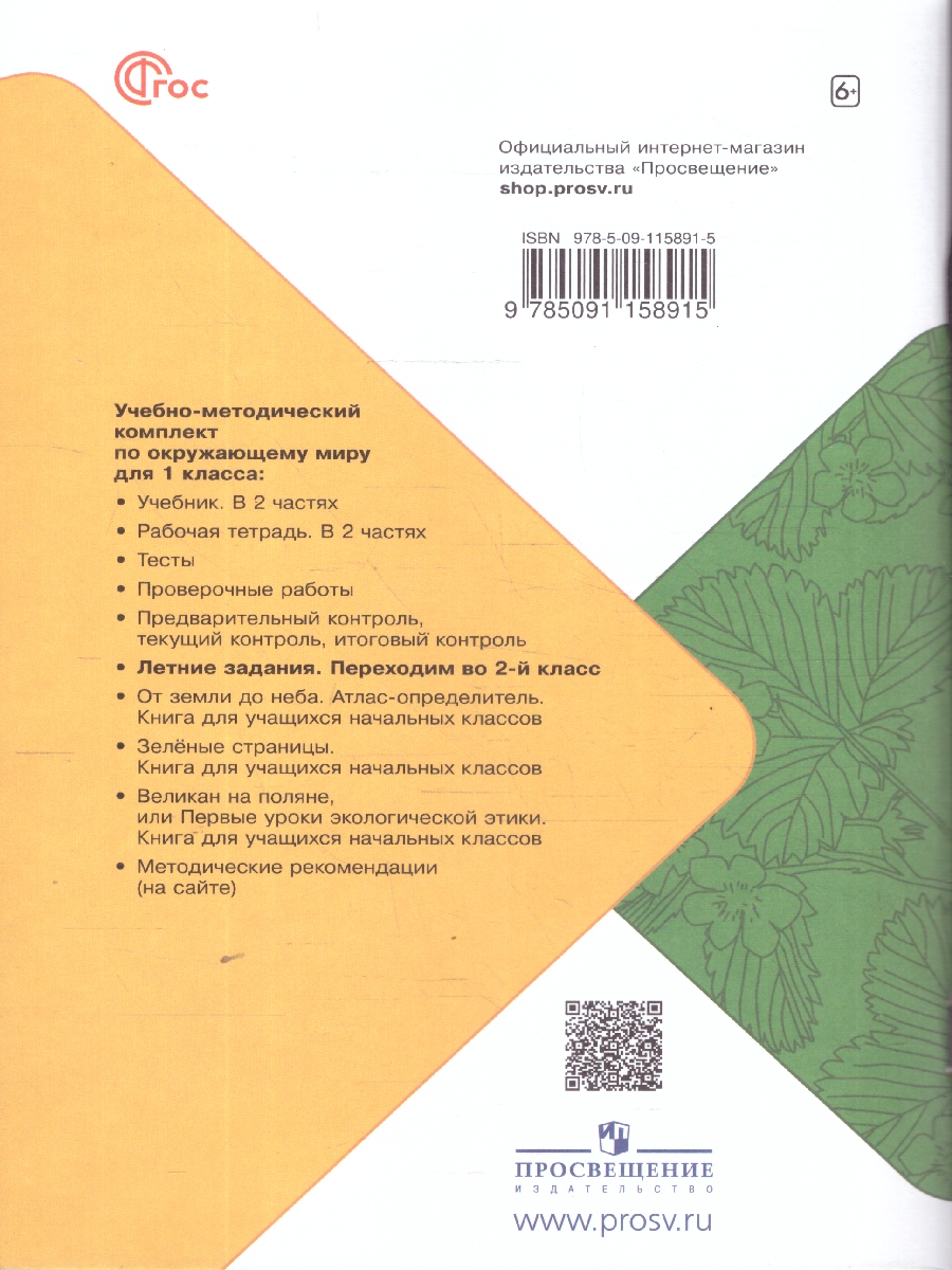 Обложка книги Окружающий мир. Переходим во 2-й класс. УМК "Школа России" (ФП2022), Автор Казанцева И.В. Архипова Ю.И. Глаголева Ю.И., издательство Просвещение | купить в книжном магазине Рослит
