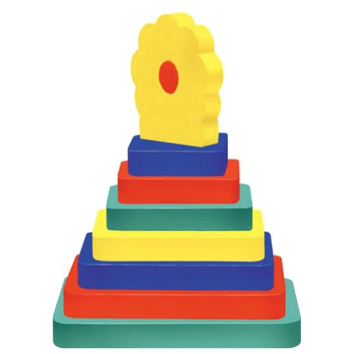 Обложка Конструктор Пирамидка Цветочек, издательство Тедико | купить в книжном магазине Рослит