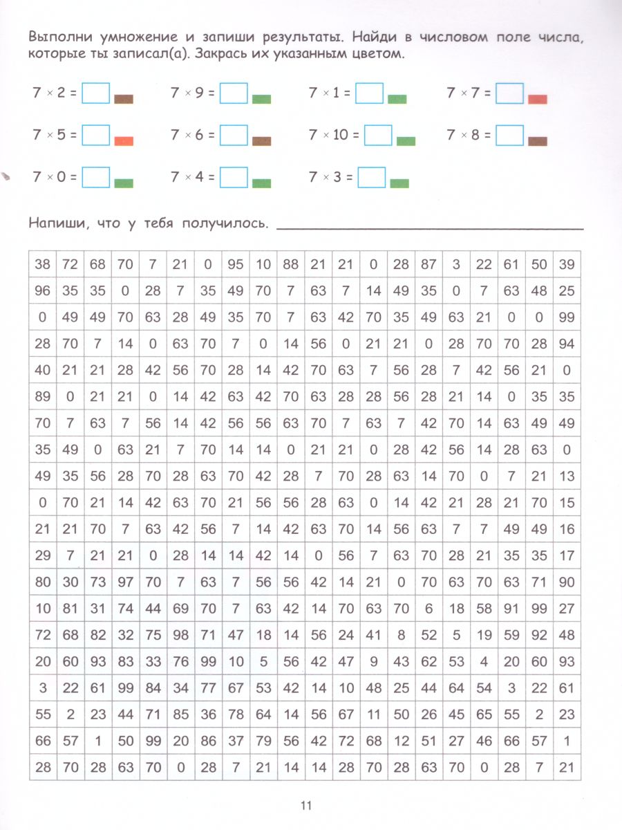 Обложка книги Математические раскраски 2-3 класс. Таблица умножения, Автор Автор не указан, издательство Планета | купить в книжном магазине Рослит