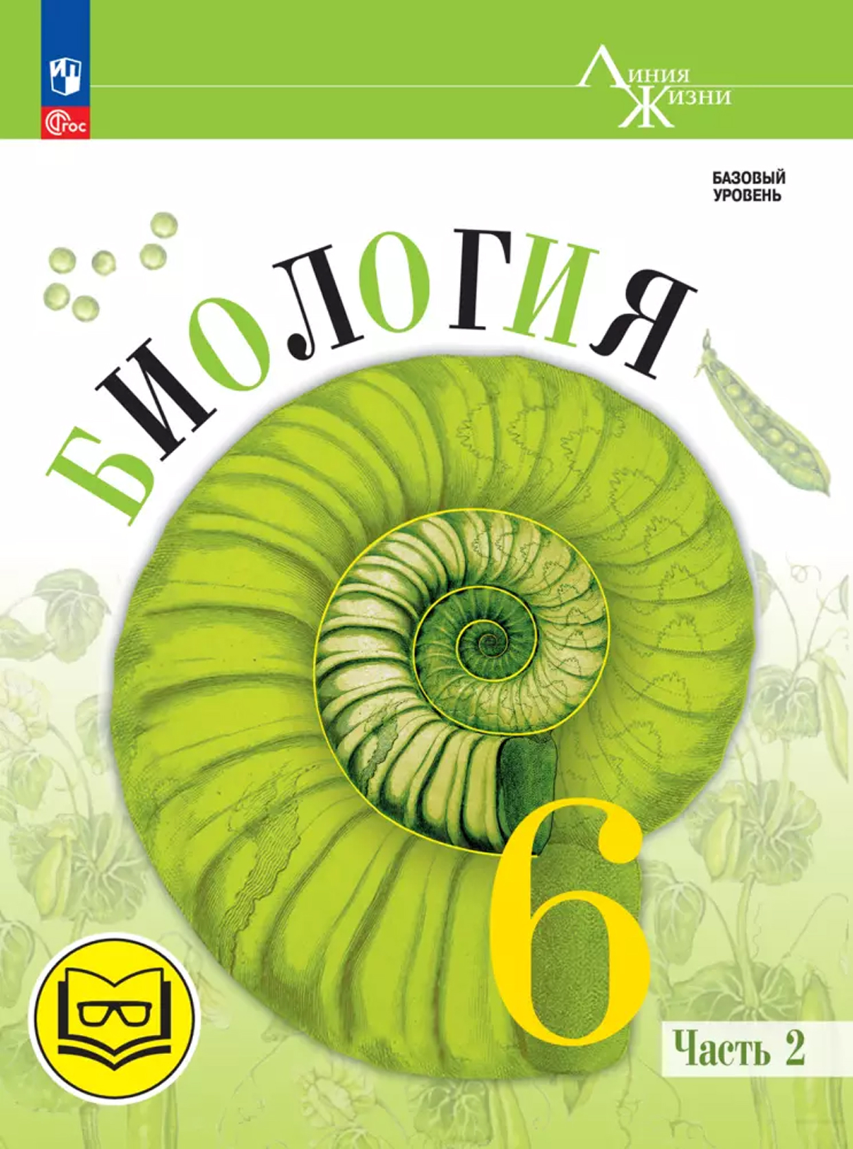 Обложка книги Биология. 6 класс. Учебное пособие. В 2 частях. Часть 2 (для слабовидящих обучающихся), Автор Пасечник В.В. Суматохин С.В. Гапонюк З.Г. Швцов, издательство Просвещение | купить в книжном магазине Рослит