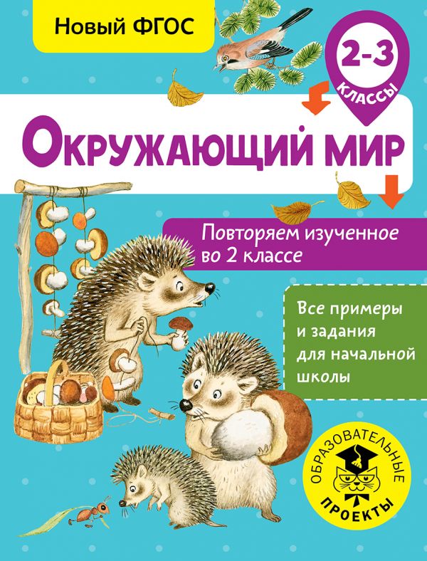 Обложка книги Окружающий мир 2-3 класс. Повторяем изученное во 2 классе, Автор Зайцев А.А., издательство АСТ | купить в книжном магазине Рослит