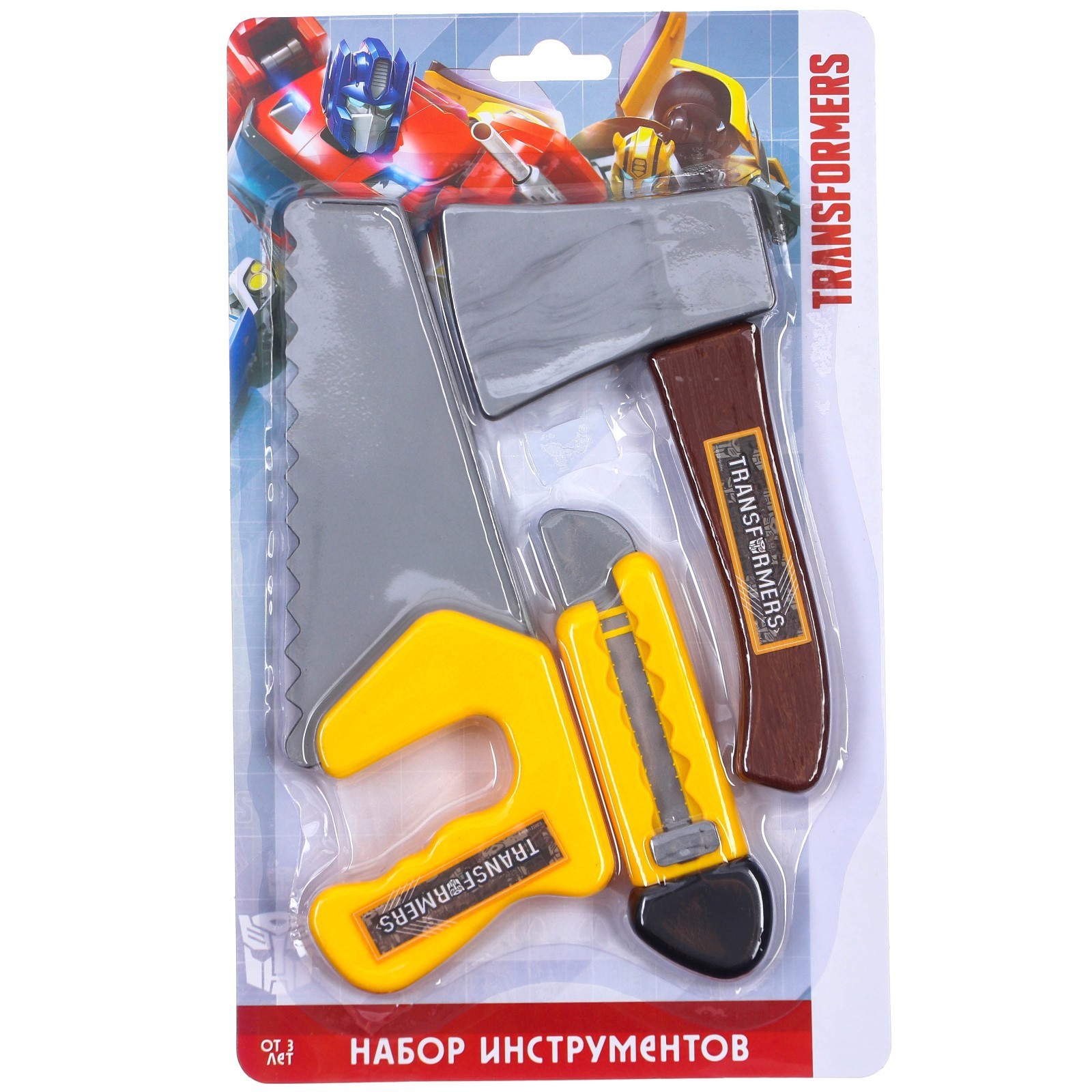 Обложка Игровой набор, Инструменты, Transformers, 3 предмета, МИКС, издательство Буква-Ленд                                         | купить в книжном магазине Рослит