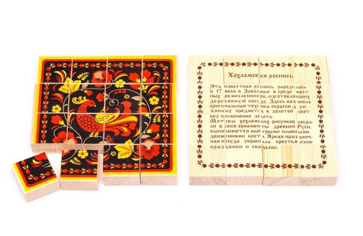 Обложка Пазлы "Хохлома" 16д (Томик), издательство Томик | купить в книжном магазине Рослит