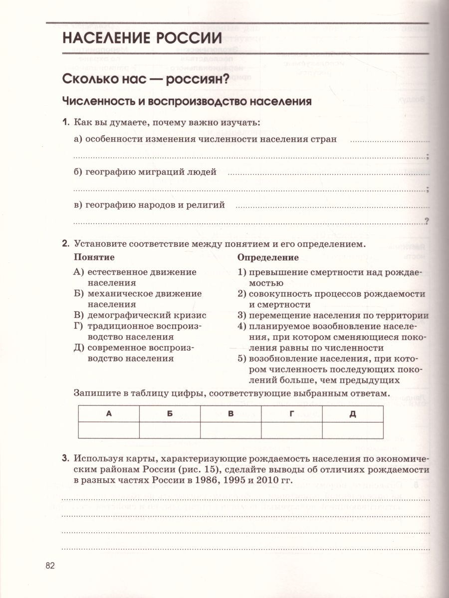 Обложка книги География России 8 класс. Рабочая тетрадь, Автор Ким Э.В., издательство Просвещение | купить в книжном магазине Рослит