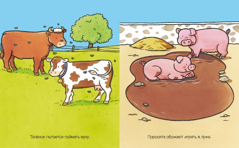 Обложка На ферме (с наклейками), издательство Махаон | купить в книжном магазине Рослит