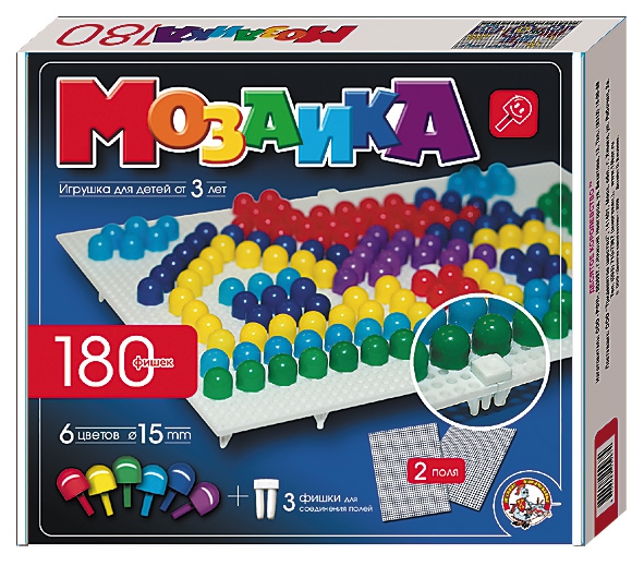 Обложка Мозаика d15/6 цв/180 эл/2 поля, издательство Десятое королевство | купить в книжном магазине Рослит