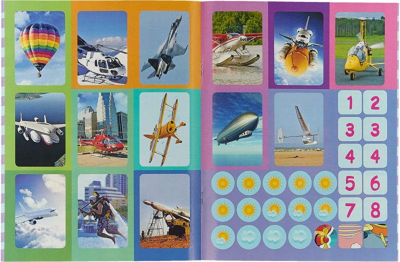 Обложка книги Транспорт в наклейках. Воздушный транспорт: Интересные факты о воздушном транспорте, Автор Андреева Ю.С, издательство Учитель | купить в книжном магазине Рослит