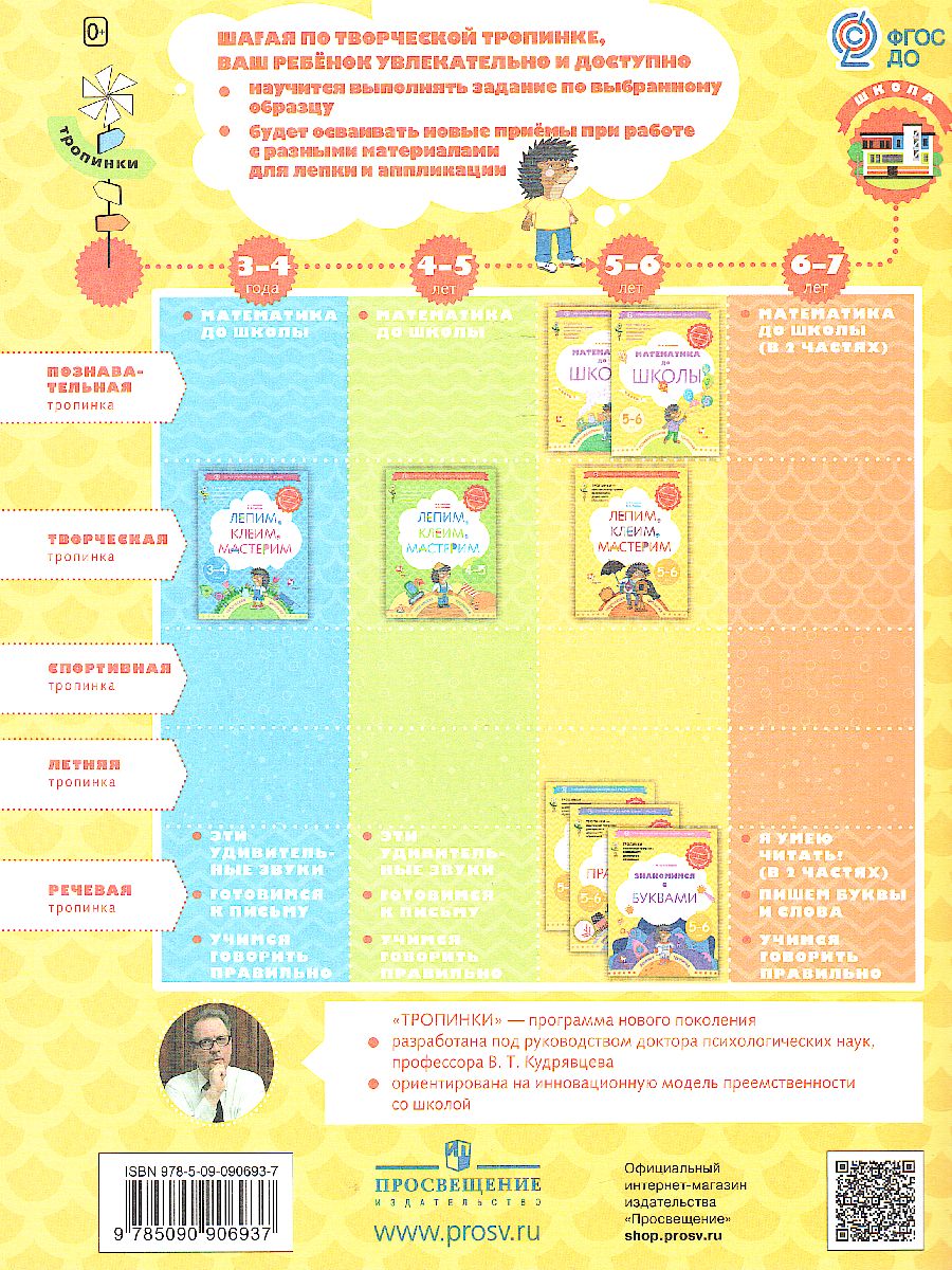 Обложка книги Лепим, клеим, мастерим. Пособие для детей 5-6 лет, Автор Салмина Н. Г. Глебова А.О., издательство Просвещение/Союз                                   | купить в книжном магазине Рослит