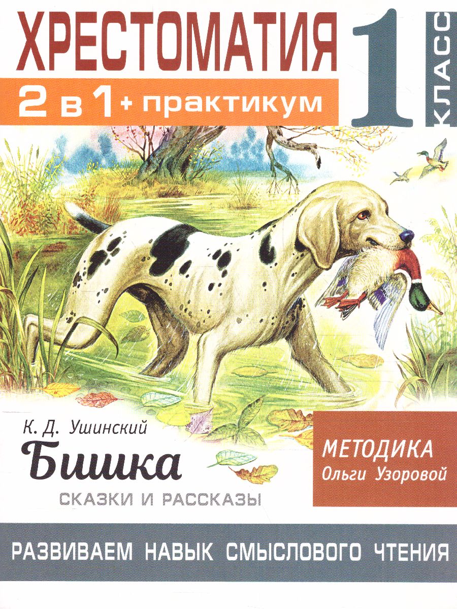 Обложка книги Хрестоматия 1 класс. Бишка. Развиваем навык смыслового чтения, Автор Узорова О.В., издательство АСТ | купить в книжном магазине Рослит
