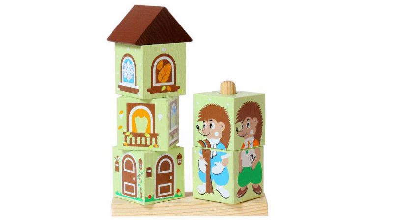 Обложка Кубики на палочке "Ёжик", издательство Томик | купить в книжном магазине Рослит