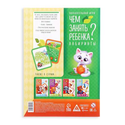 Обложка Чем занять ребенка 5+ Лабиринты. Развивающая книга-игра, издательство Буква-Ленд                                         | купить в книжном магазине Рослит