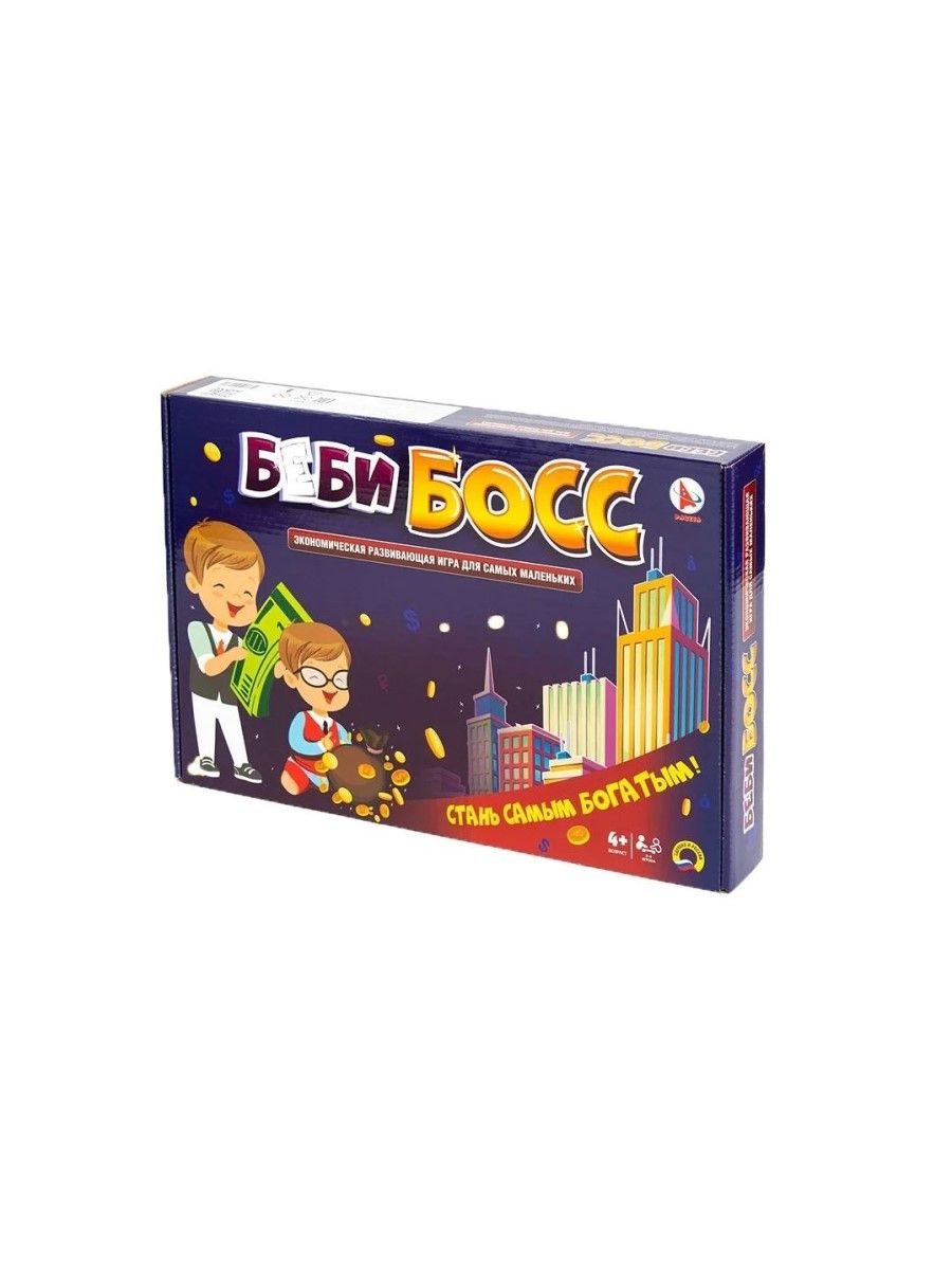 Обложка Игра настольная "БЕБИ БОСС" экономическая игра для самых маленьких от 4 лет (Ракета), издательство Ракета                                             | купить в книжном магазине Рослит