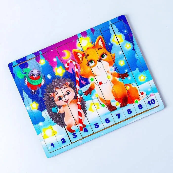 Обложка Логические палочки "Ёжик и лисичка", издательство Буква-Ленд                                         | купить в книжном магазине Рослит