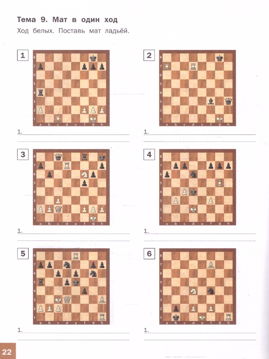 Обложка книги Шахматная школа. Первый год обучения. Сборник заданий. ФГОС, Автор Барский В. Л., издательство Вако | купить в книжном магазине Рослит