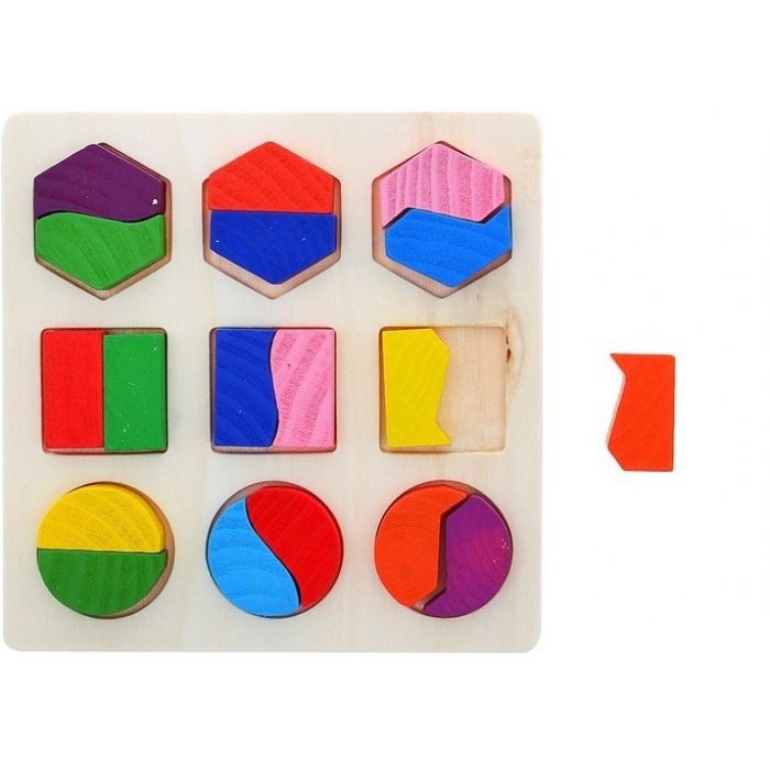 Обложка Головоломка "Собери фигуру", издательство Буква-Ленд                                         | купить в книжном магазине Рослит