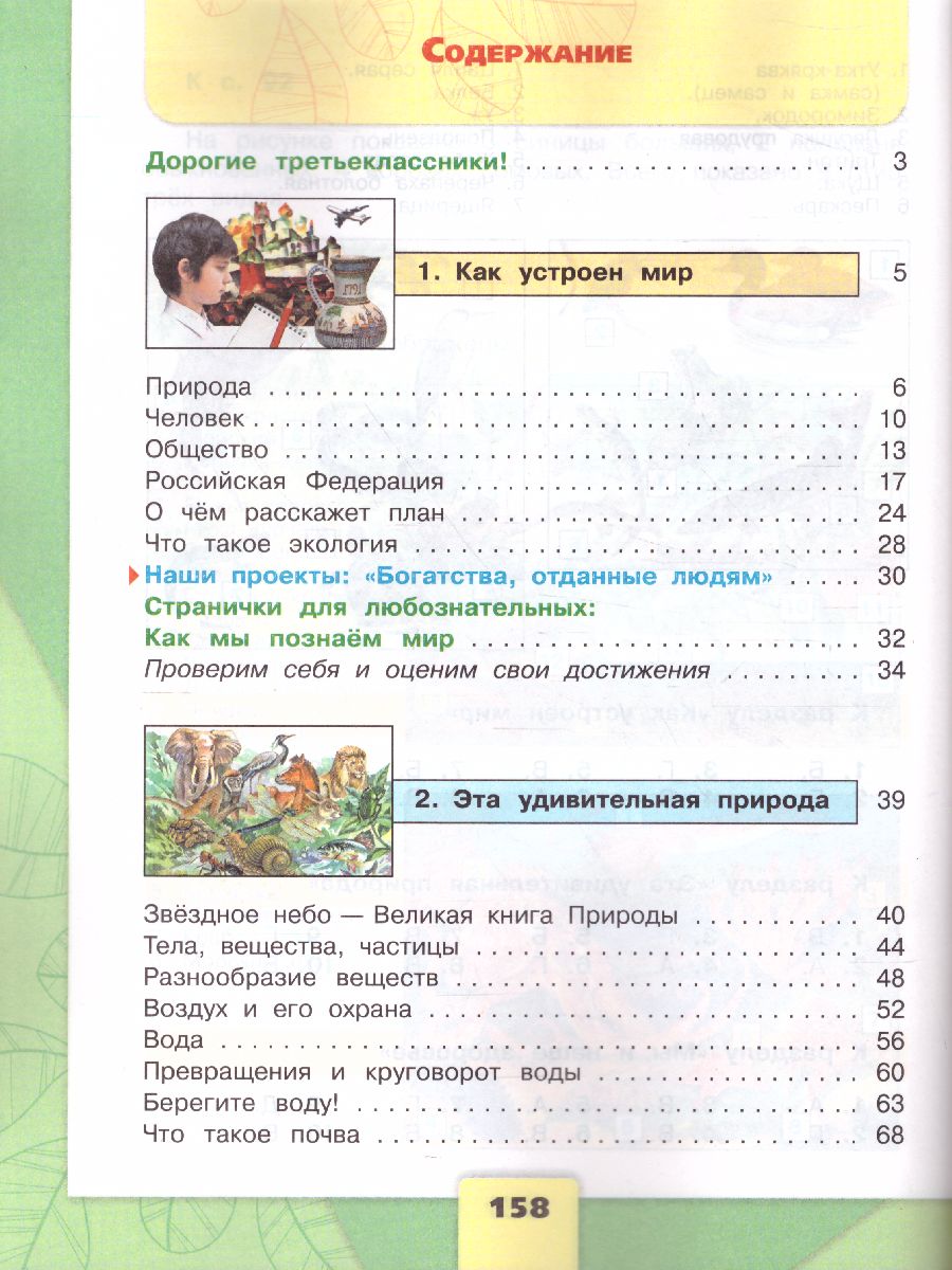 Обложка книги Окружающий мир 3 класс. Учебник в 2-х частях. Часть 1. ФГОС, Автор Плешаков А.А., издательство Просвещение | купить в книжном магазине Рослит