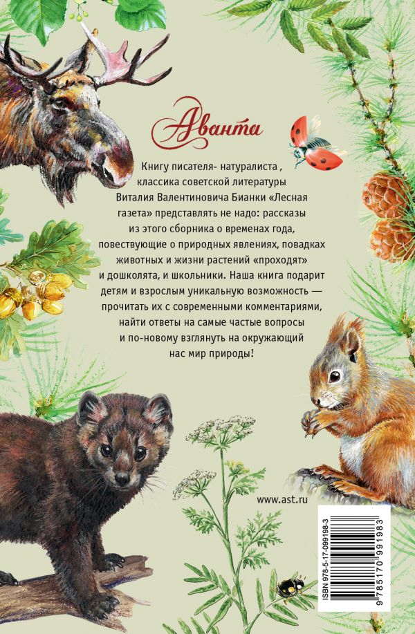Обложка Лесная газета, издательство АСТ | купить в книжном магазине Рослит