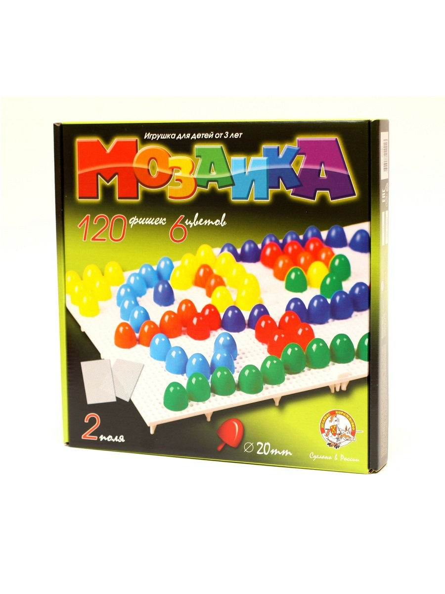 Обложка Мозаика магнитная d20/120 эл(Десятое королевство), издательство Десятое королевство | купить в книжном магазине Рослит