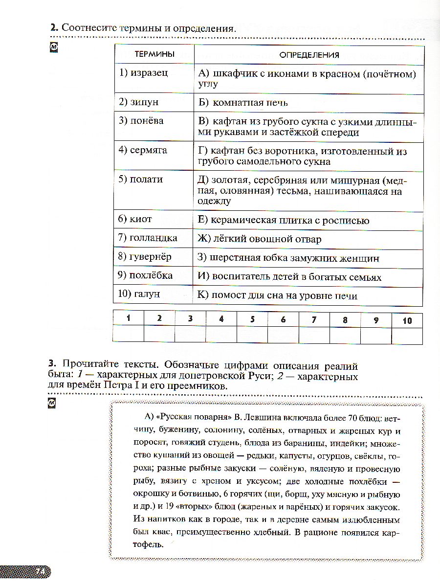 Обложка книги История России 8 класс. Рабочая тетрадь. ИКС. Вертикаль. ФГОС, Автор Симонова Е.В. Клоков В.А., издательство Просвещение | купить в книжном магазине Рослит