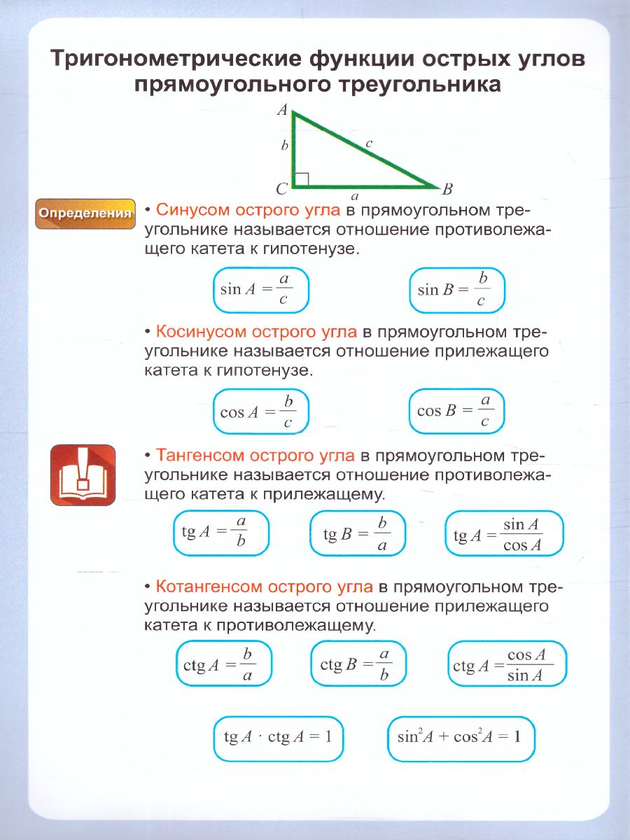 Обложка книги Геометрия 7-11 классы. Треугольник. Прямоугольный треугольник, Автор НП-113, издательство Учитель | купить в книжном магазине Рослит