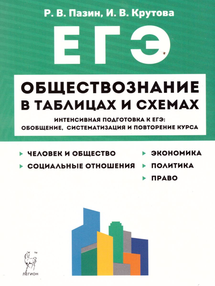 Обложка книги ЕГЭ-2023. Обществознание в таблицах и схемах, Автор Пазин Р.В. Крутова И.В., издательство ЛЕГИОН | купить в книжном магазине Рослит