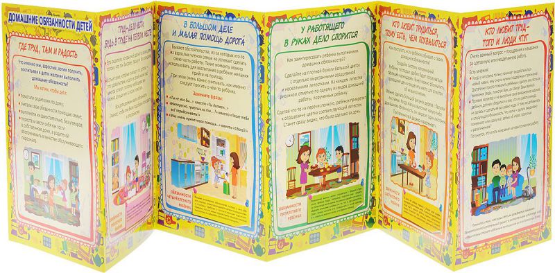 Обложка книги Домашние обязанности детей. Ширмы с информацией для родителей и детей, Автор НШ-18, издательство Учитель | купить в книжном магазине Рослит