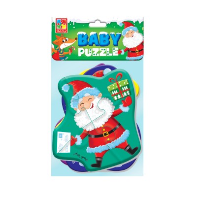 Обложка Мягкие пазлы Baby puzzle Дед Мороз и друзья 4 картинки, 16 эл. (1-3 года) (Я РАСТУ ТОЙЗ), издательство Я РАСТУ ТОЙЗ | купить в книжном магазине Рослит