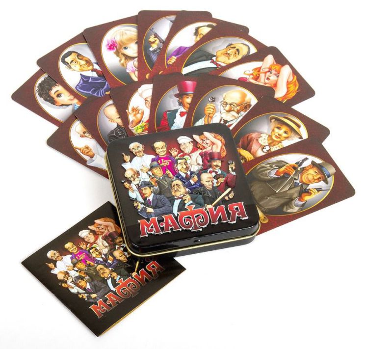 Обложка Игра настольная карточная "Мафия", издательство Десятое королевство | купить в книжном магазине Рослит