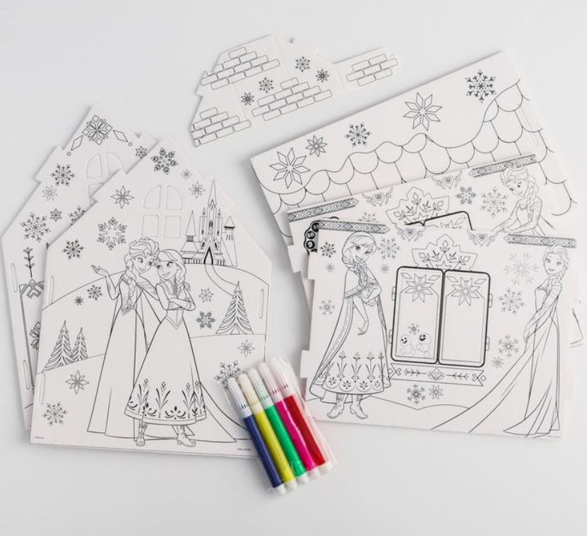 Обложка Набор для творчества Домик раскраска, издательство Буква-Ленд                                         | купить в книжном магазине Рослит