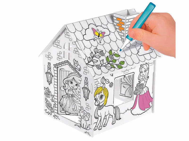 Обложка Домик-раскраска Милая принцесса 3 в 1, ZABIAKA, издательство Буква-Ленд                                         | купить в книжном магазине Рослит