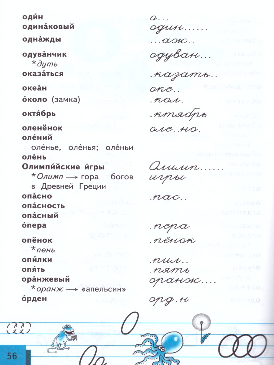 Обложка книги Пишу правильно. Орфографический словарь для начальной школы, Автор Бондаренко А.А. Гуркова И.В., издательство Просвещение | купить в книжном магазине Рослит